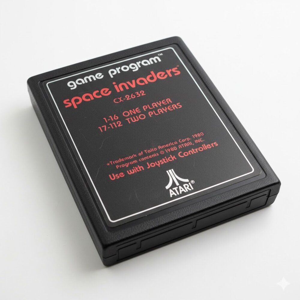 Vintage Atari Game Program Space Invaders CX-2632